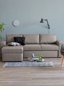 MARSLEVCanapé convertible avec méridienne MARSLEV tissu-JYSK