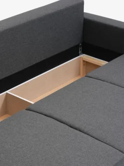 MARSLEVCanapé convertible MARSLEV 3 places tissu gris foncé-JYSK New