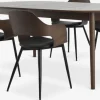 MARSTRAND + HVIDOVREMARSTRAND L200/280 table chêne f. + 4 HVIDOVRE chaises ch. f-JYSK New