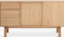 MEJLSKOVBuffet MEJLSKOV 2 portes 3 tiroirs chêne naturel-JYSK Sale