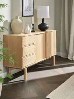 MEJLSKOVBuffet MEJLSKOV 2 portes 3 tiroirs chêne naturel-JYSK Sale
