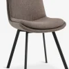 MELBYChaise MELBY tissu brun clair/noir-JYSK New