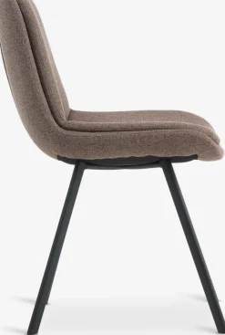 MELBYChaise MELBY tissu brun clair/noir-JYSK New