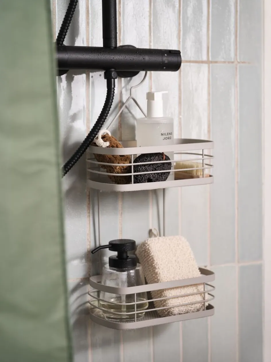 MOHEDÉtagère de douche MOHED double l23xL12xH48 beige-JYSK Clearance