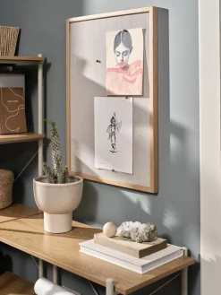 MOSEBYTableau d'affichage MOSEBY 50x70 5 pins beige/chêne naturel-JYSK Sale