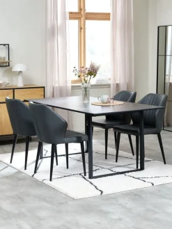 MOSELUND + LUNDERSKOVMOSELUND L180 table céramique + 4 LUNDERSKOV chaises noir-JYSK Hot