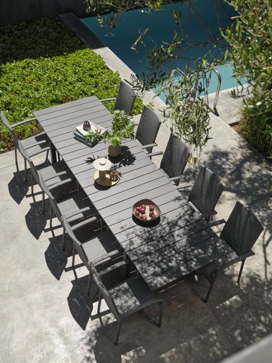 MOSS + GUDHJEMMOSS L214/315 table + 4 GUDHJEM chaises gris-JYSK Hot