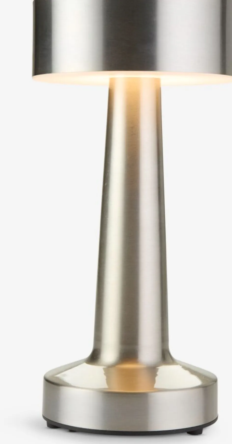 MUSVITLampe de table rechargeable MUSVIT Ø11xH21cm chrome-JYSK Outlet
