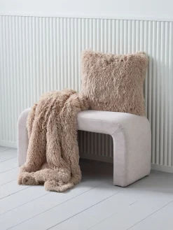 MYRFIOLPlaid MYRFIOL 135x195 taupe-JYSK Clearance