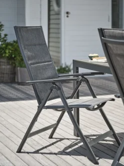 MYSENChaise inclinable MYSEN gris-JUTLANDIA