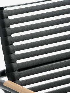 NABEChaise empilable NABE noir-JUTLANDIA