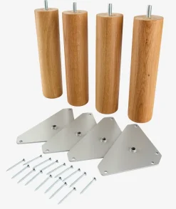 NAKKELVAPieds de lit Ø5xH20cm NAKKELVA chêne 4pcs/pqt-JYSK Hot