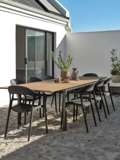 NANNESTADChaise empilable NANNESTAD gris foncé-JYSK