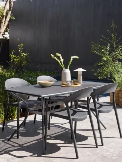 NANNESTADChaise empilable NANNESTAD gris foncé-JYSK