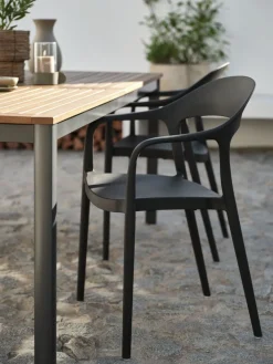 NANNESTADChaise empilable NANNESTAD gris foncé-JYSK