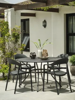 NANNESTADChaise empilable NANNESTAD gris foncé-JYSK