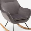 NEBELFauteuil à bascule NEBEL velours gris-JYSK New