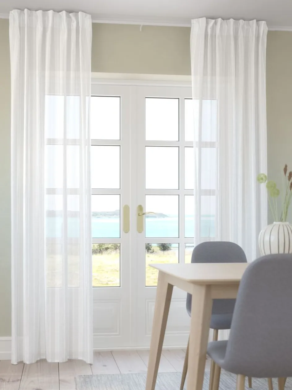 NELAUGRideau NELAUG 1x140x300 rayures blanc-JYSK Best