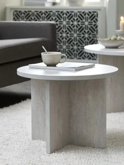 NIELSHAVEBout de canapé NIELSHAVE Ø55 coloris travertin-JYSK