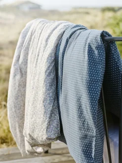 NIRAPlusParure de lit Satin NIRA 240x220 bleu foncé-JYSK Outlet