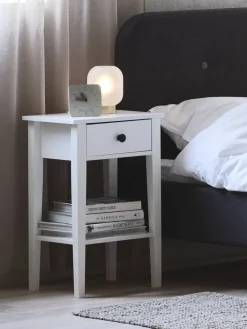 NORDBYTable de nuit NORDBY 1 tiroir 1 tablette blanc-JYSK Sale