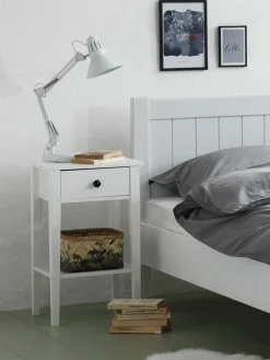 NORDBYTable de nuit NORDBY 1 tiroir 1 tablette blanc-JYSK Sale