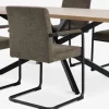 NORTOFT + ESPENORTOFT L200 table coloris chêne + 4 ESPE chaises olive/noir-JYSK Clearance