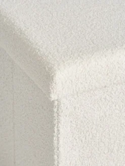 NYSTEDPouf NYSTED 76x38 a/rangement tissu teddy blanc cassé-JYSK