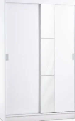 ODDERArmoire ODDER 120x201 2 portes coulissantes a/miroir-JYSK Outlet