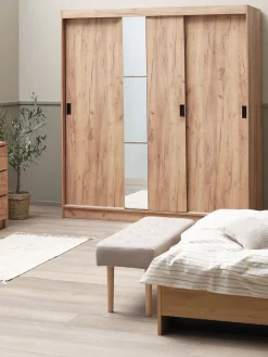 ODDERArmoire ODDER 179x201 a/miroir coloris-JYSK Clearance