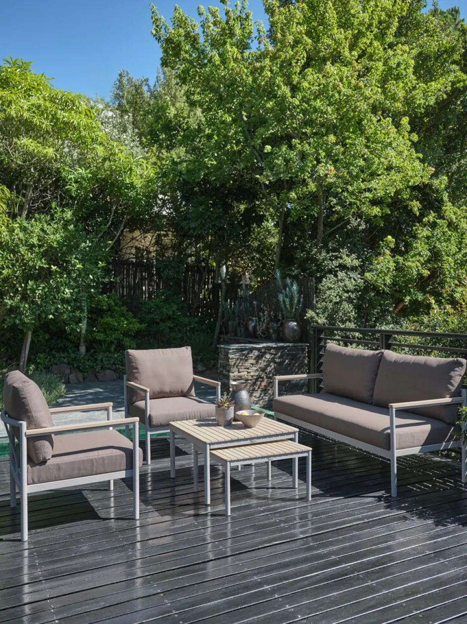 ODDESUNDEnsemble lounge ODDESUND 4,5 personnes beige-JUTLANDIA Discount