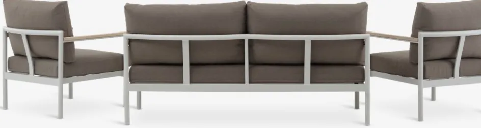 ODDESUNDEnsemble lounge ODDESUND 4,5 personnes beige-JUTLANDIA Discount