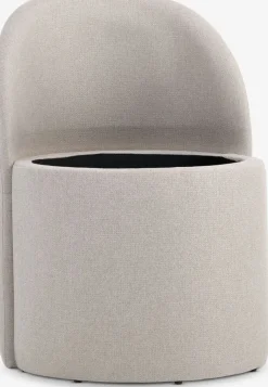 ODDUMFauteuil lounge ODDUM a/rangement tissu beige-JYSK