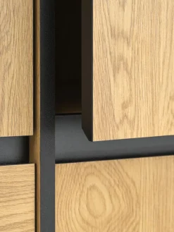 ODENSEArmoire ODENSE 120x210 3 portes 3 tiroirs coloris chêne-JYSK Sale