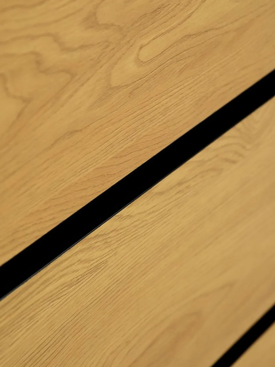 ODENSECommode 3 tiroirs ODENSE coloris chêne chaud/noir-JYSK New