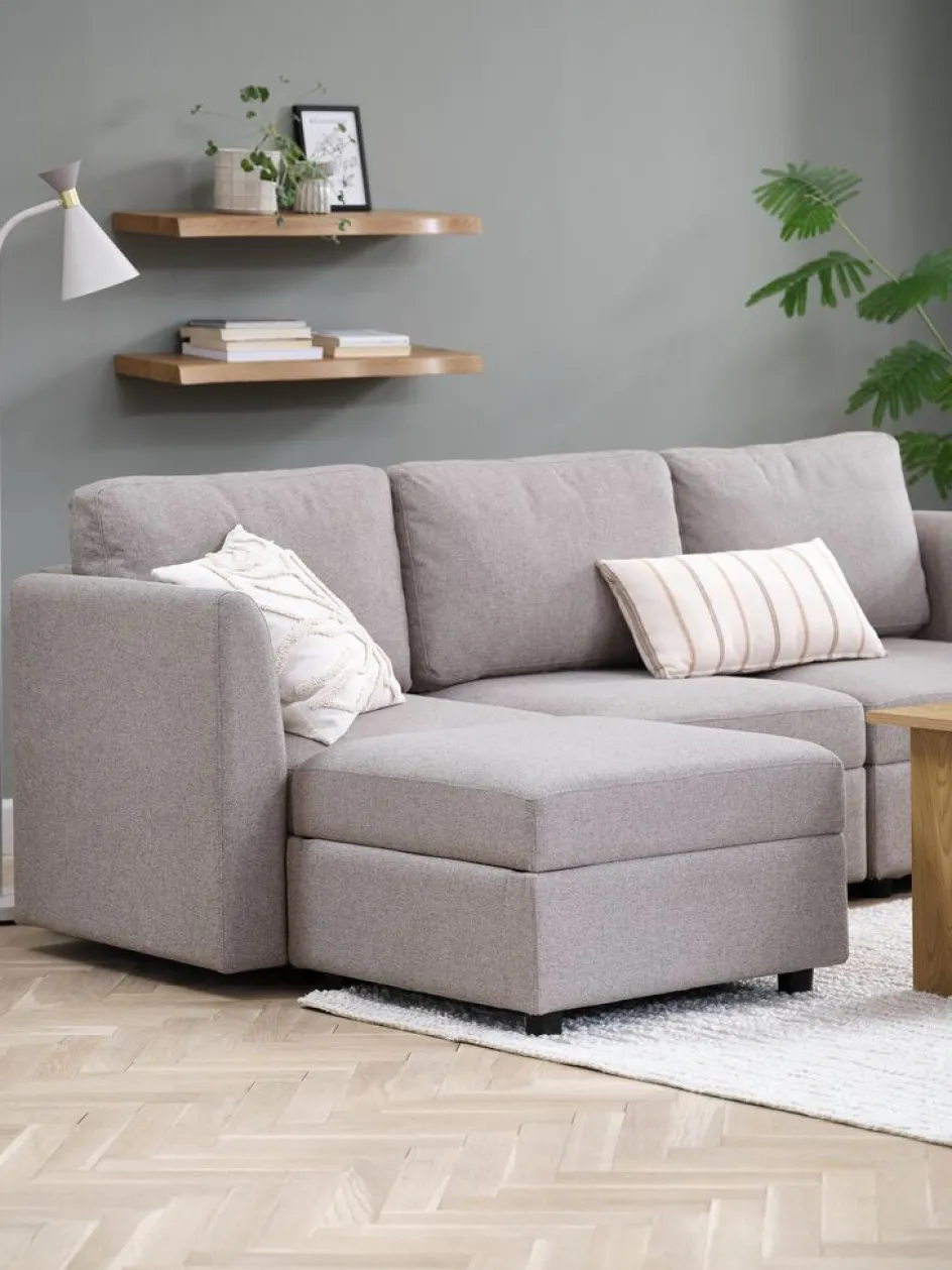 OKSBYModule canapé OKSBY accoudoir/dossier tissu sable-JYSK New