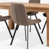OLDE + MELBYOLDE L200 table chêne naturel + 4 MELBY chaises brun clair-JYSK Outlet