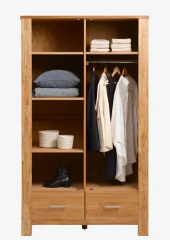 OLDEArmoire OLDE 120x200 2 portes 2 tiroirs chêne naturel-Royal Oak Clearance