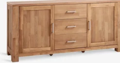 OLDEBuffet OLDE 2 portes 3 tiroirs chêne naturel-Royal Oak Clearance