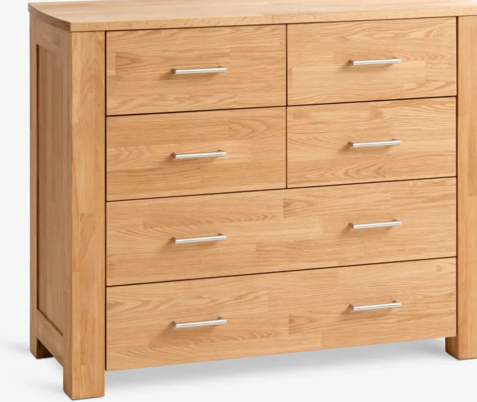 OLDECommode 6 tiroirs OLDE chêne naturel-Royal Oak Online