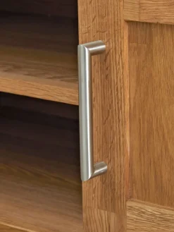 OLDEMeuble TV OLDE 150 cm 2 portes 1 étagère chêne naturel-Royal Oak Outlet