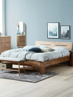 OLSKERCadre de lit OLSKER 140x190-Royal Oak Outlet