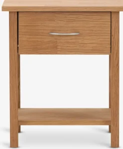 OLSKERTable de nuit OLSKER 1 tiroir 1 tablette chêne naturel-Royal Oak Outlet