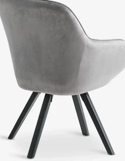 ONSEVIGFauteuil ONSEVIG velours gris/noir-JYSK Sale