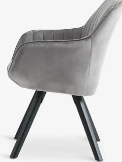 ONSEVIGFauteuil ONSEVIG velours gris/noir-JYSK Sale