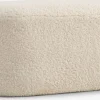OREBOPouf OREBO 84x45 tissu teddy blanc cassé-JYSK Clearance