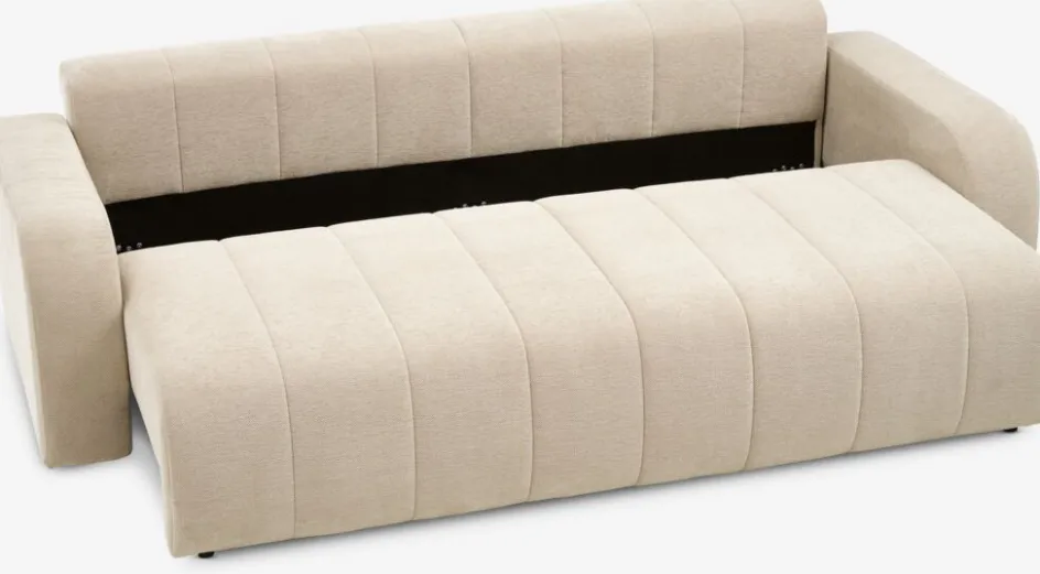 ORMSLEVCanapé convertible ORMSLEV 3 personnes tissu beige-JYSK Best