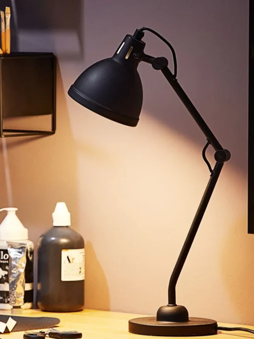 PATRIKLampe de table PATRIK Ø14xH45cm noir-JYSK New