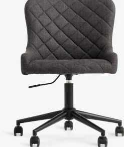 PEBRINGEChaise de bureau PEBRINGE tissu gris foncé/noir-JYSK Discount