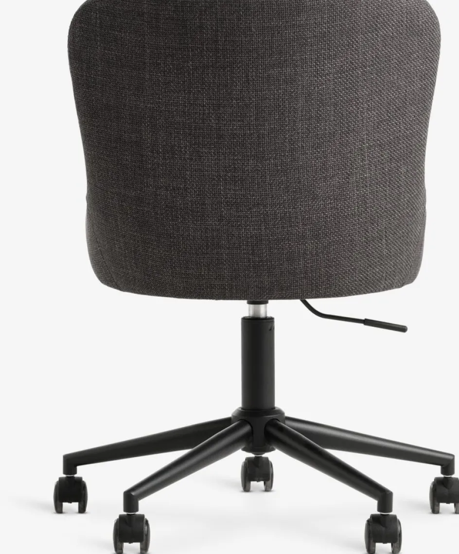 PEBRINGEChaise de bureau PEBRINGE tissu gris foncé/noir-JYSK Discount